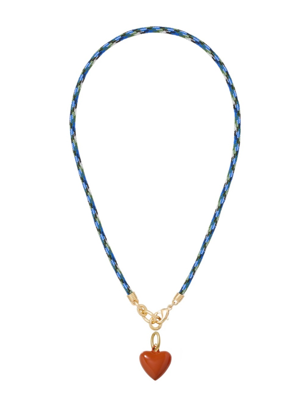 NWOT Roxanne Assoulin The Happy Cord Charm Necklace
